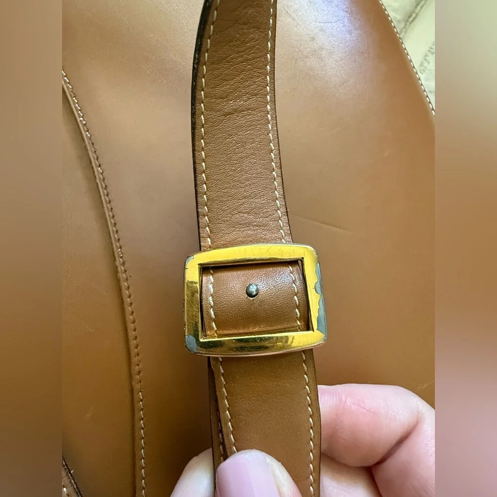 Hermes Barenia Toile With Horse Bit Buckle - Picture 9 of 16